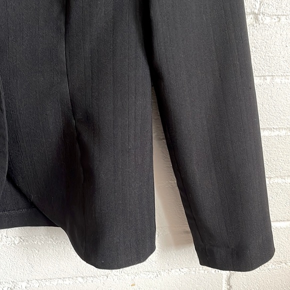 🦋3/40 VINTAGE Fitted Black Blazer Suit Jacket (7) - Picture 4 of 16
